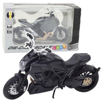 Motocykl metalowy ze światłem i dźwiękiem 1:12