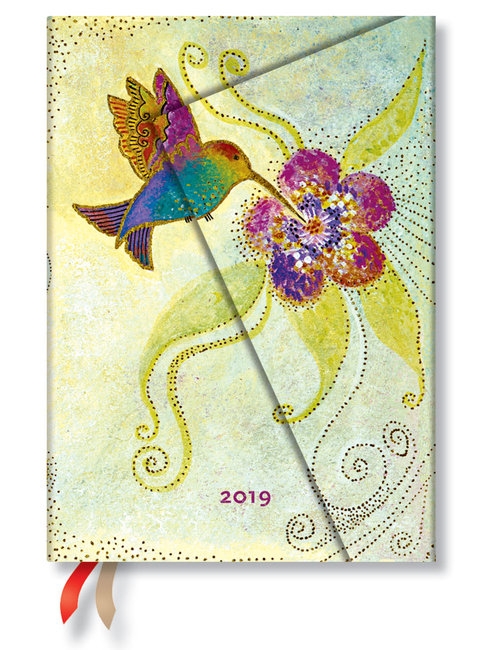 Kalendarz książkowy Hummingbird Midi Day-at-a-Time 2019