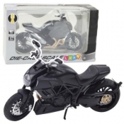 Motocykl metalowy ze światłem i dźwiękiem 1:12