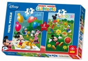 Klub Przyjaciół Myszki Miki - Puzzle 2w1 - 48 elementów (34054)