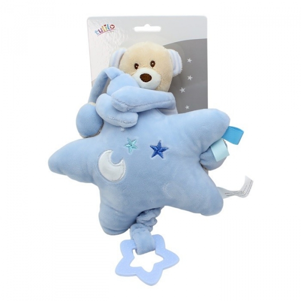Pozytywka Gwiazdka New Baby Miś 22 cm (5011b)