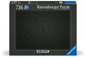 Ravensburger, Puzzle Krypt 736: Czarne (12000054)