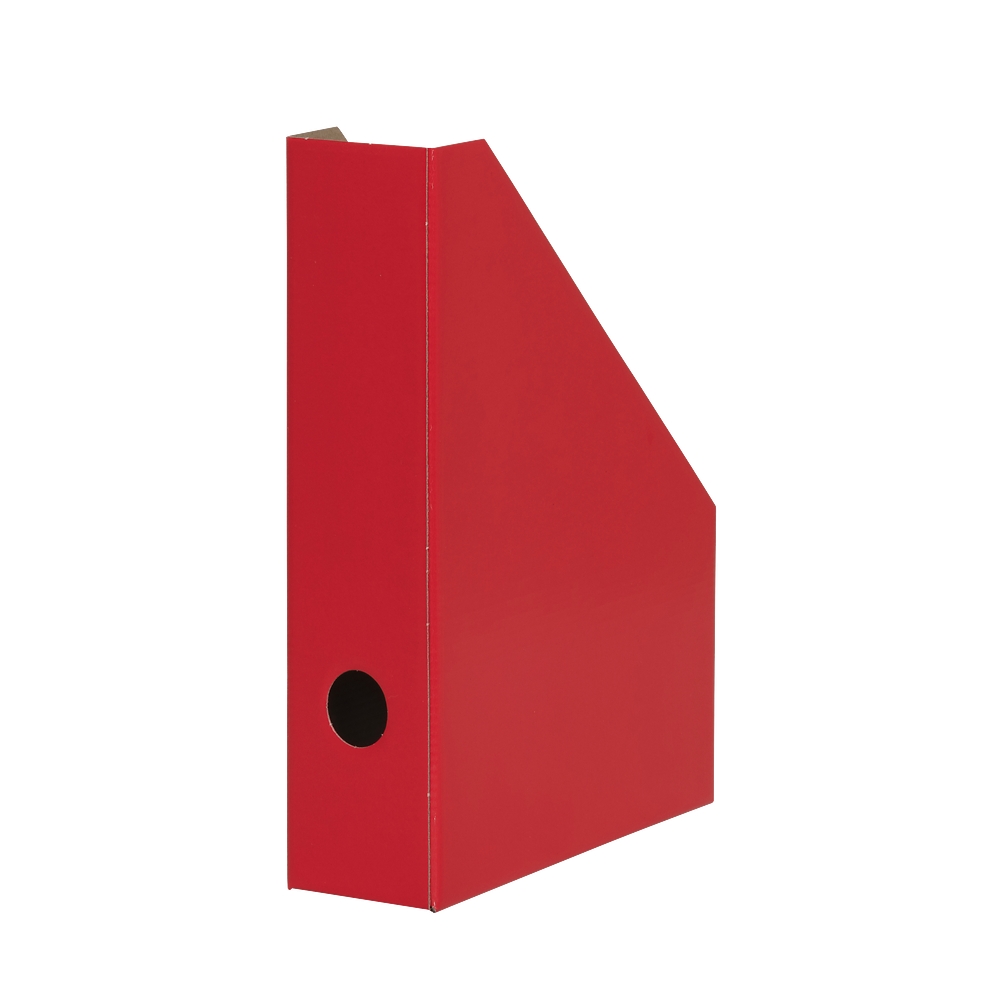 <img src='https://webimage.pl/pics/549/1/d4006144401549-4.png' style='height:440px' /> Pojemnik na czasopisma lakierowany A4/7cm - czerwony