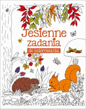 Jesienne zadania do kolorowania - Opracowanie zbiorowe