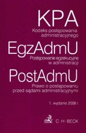 Kodeks postępowania administracyjnego postępowanie egzekucyjne w administracji prawo o postępowaniu przed sądami administracyjnymi