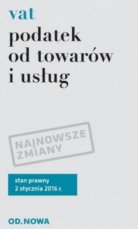 Podatek od towarów i usług VAT