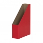 Pojemnik na czasopisma lakierowany A4/7cm - czerwony