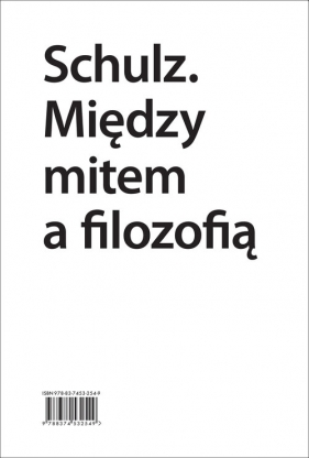 Schulz Między mitem a filozofią