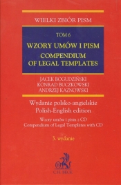 Wzory umów i pism z CD Compendium of Legal Templates Tom 6