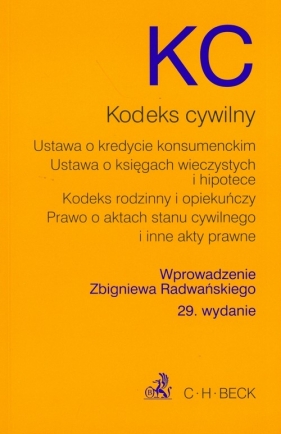 Kodeks cywilny - Radwański Zbigniew