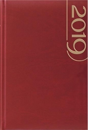 Terminarz 2019 A5 Standard - czerwony