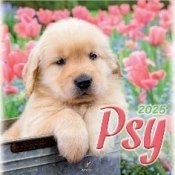 Kalendarz 2025 wieloplanszowy Psy