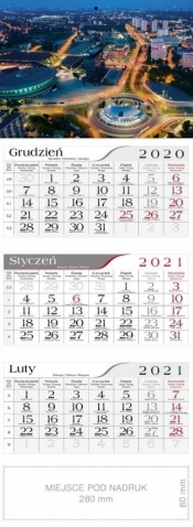 Kalendarz 2021 Trójdzielny Katowice CRUX