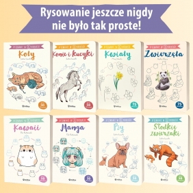 Rysowanie w 10 krokach. Słodkie zwierzaki - Justine Lecouffe