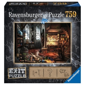 Ravensburger, Puzzle Exit 759: Laboratorium czarodzieja (199549)