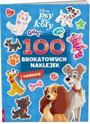 Disney Psy & Koty. 100 brokatowych naklejek - Opracowanie zbiorowe