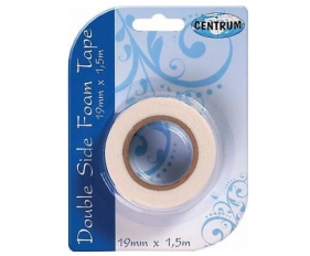 Taśma biurowa dwustronna 19mm x 1,5m (80155)