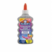 Elmer's klej brokatowy, srebrny, zmywalny i przyjazny dzieciom, 177 ml - doskonały do Slime (2077255)