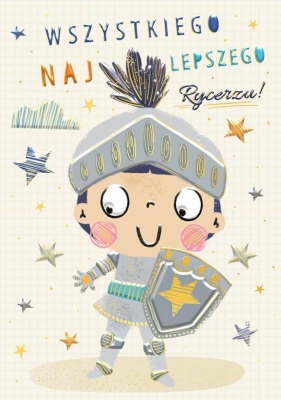 Karnet A5 Urodziny - Rycerz