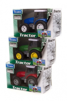 Teama Traktor midi 1:43 - niebieski