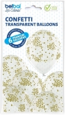Balony konfetti 30cm 6szt