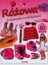 Różowa książeczka z naklejkami