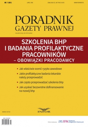 Szkolenia BHP i badania profilaktyczne pracowników - obowiązki pracodawcy