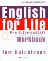 English for Life Pre-Inter WB no Key Tom Hutchinson