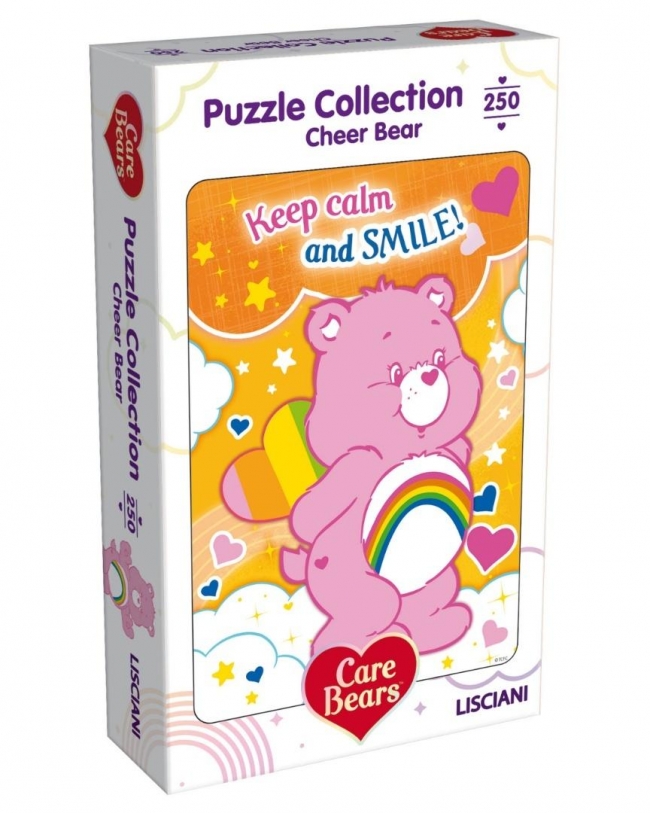 <img src='https://webimage.pl/pics/550/7/d8008324117550.jpg' style='height:440px' /> Puzzle 250 Troskliwe Misie - Cheer Bear