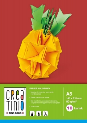 Papier kolorowy Creatinio A5/10 kartek (400079855)