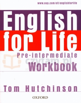 English for Life Pre-Inter WB no Key - Tom Hutchinson