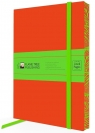 Notatnik A5 linia BR Orange & Lime Green