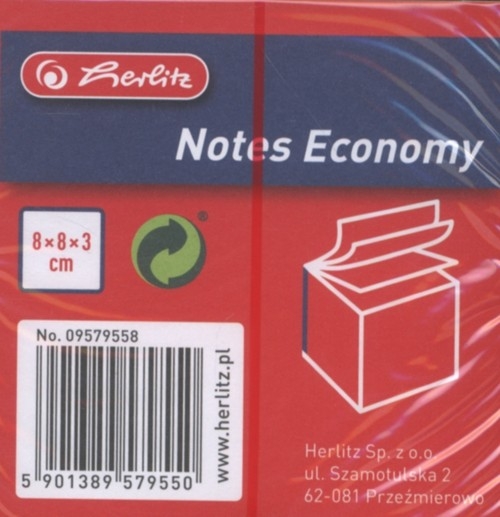 Notes kostka Economy 8x8x3 cm