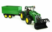Traktor John Deere 7930 z ładowarką i przyczepą (BR-03055)