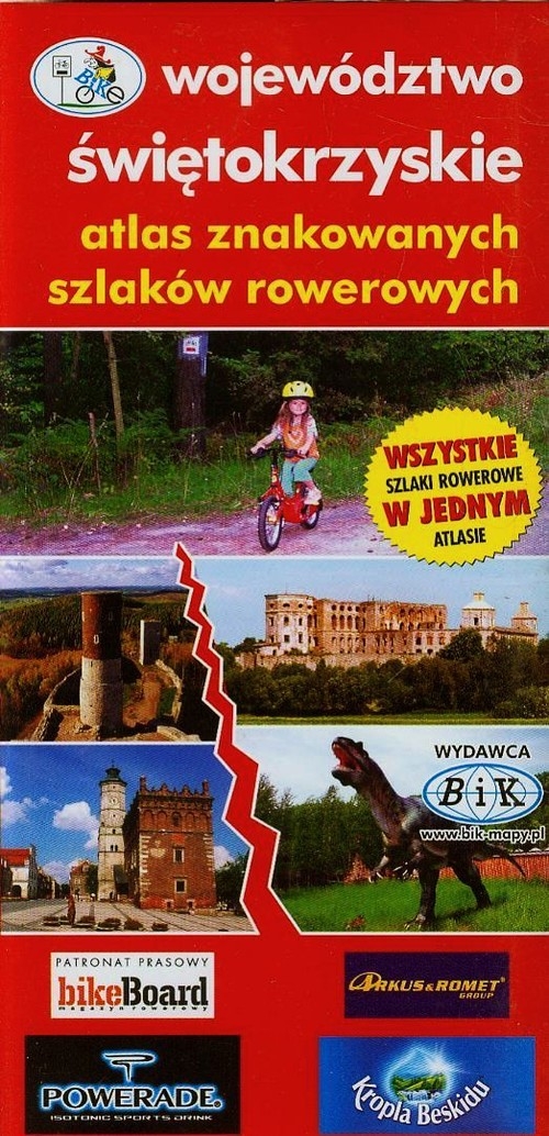 Województwo świętokrzyskie atlas znakowanych szlaków rowerowych