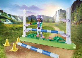 Playmobil Horses of Waterfall: Zoe i Blaze z przeszkodami (71355)