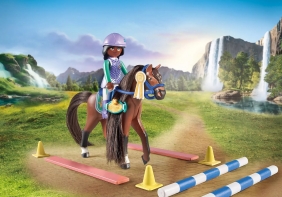 Playmobil Horses of Waterfall: Zoe i Blaze z przeszkodami (71355)