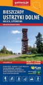 Mapa - Bieszczady. Ustrzyki Dolne, Holica... - Opracowanie zbiorowe, Opracowanie zbiorowe