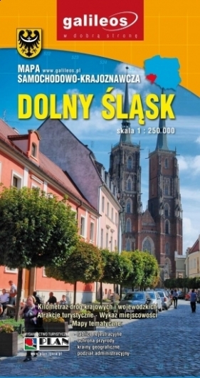 Dolny Śląsk - mapa samochodowo-krajoznawcza - Opracowanie zbiorowe
