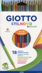 Giotto Kredki dwustronne 18 sztuk