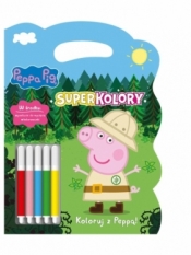 Peppa Pig. Superkolory. Koloruj z Peppą - Opracowanie zbiorowe