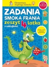 Zadania smoka Frania. Zeszyt 4 latka - Opracowanie zbiorowe