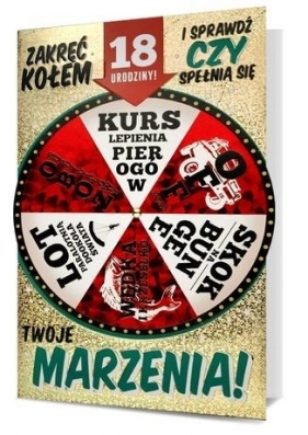 Karnet B6 Urodziny 18