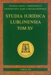 Studia Iuridica Lublinensia t XV