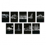 Zeszyt A5/60k kratka - Cities by night (EL-M1-060-KA5)