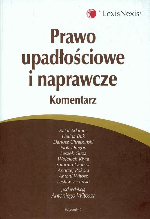 Prawo upadłościowe i naprawcze. Komentarz