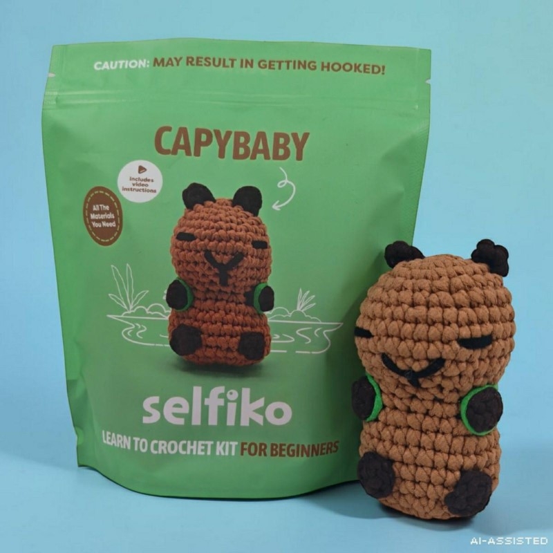 Zestaw do szydełkowania kapibara Capybaby