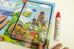 Książeczka z wodnym pisakiem - Pojazdy (101552)