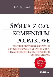Spółka z oo Kompendium podatkowe - Styczyński Rafał