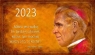 Kalendarz 2023 trójdzielny - Abp Fulton J. Sheen